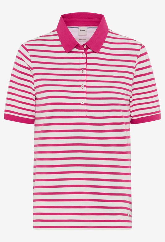 Cleo Striped Polo Shirt