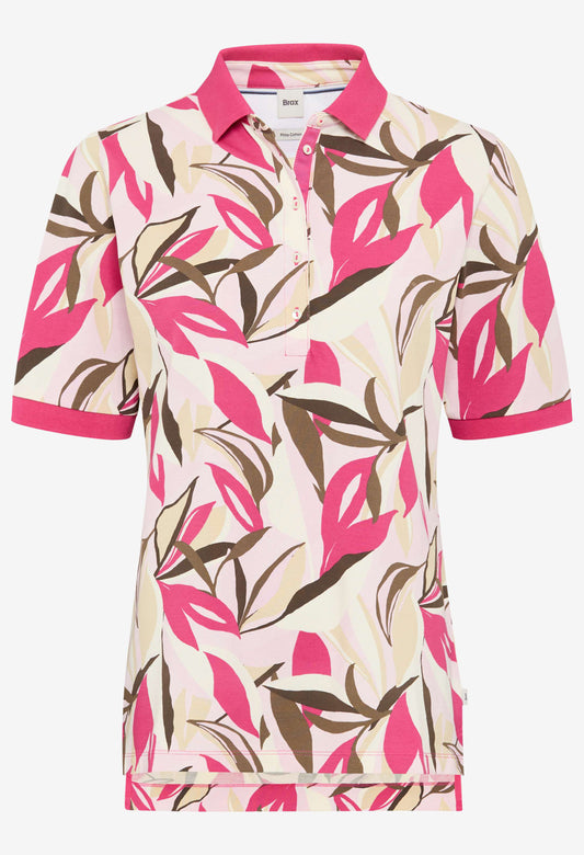 Cleo S Printed Polo Shirt