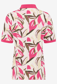 Cleo S Printed Polo Shirt