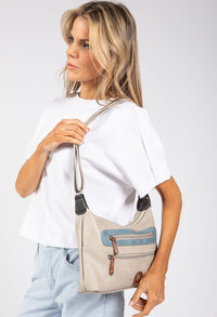 Compact Zip Pocket Crossbody Bag