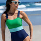 Palm Springs Stripe Tummy Control Swimsuit