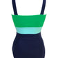 Palm Springs Stripe Tummy Control Swimsuit