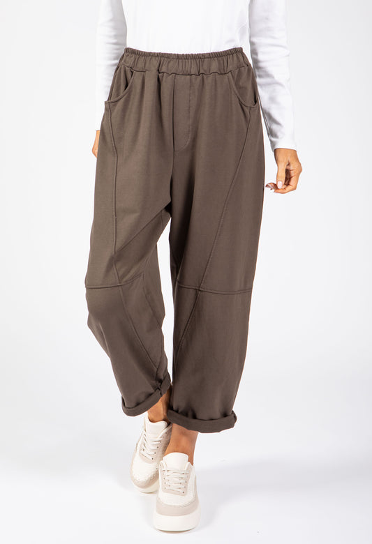 Seam Detail Barrel Joggers