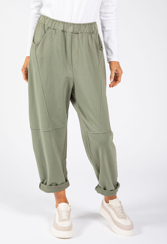 Seam Detail Barrel Joggers
