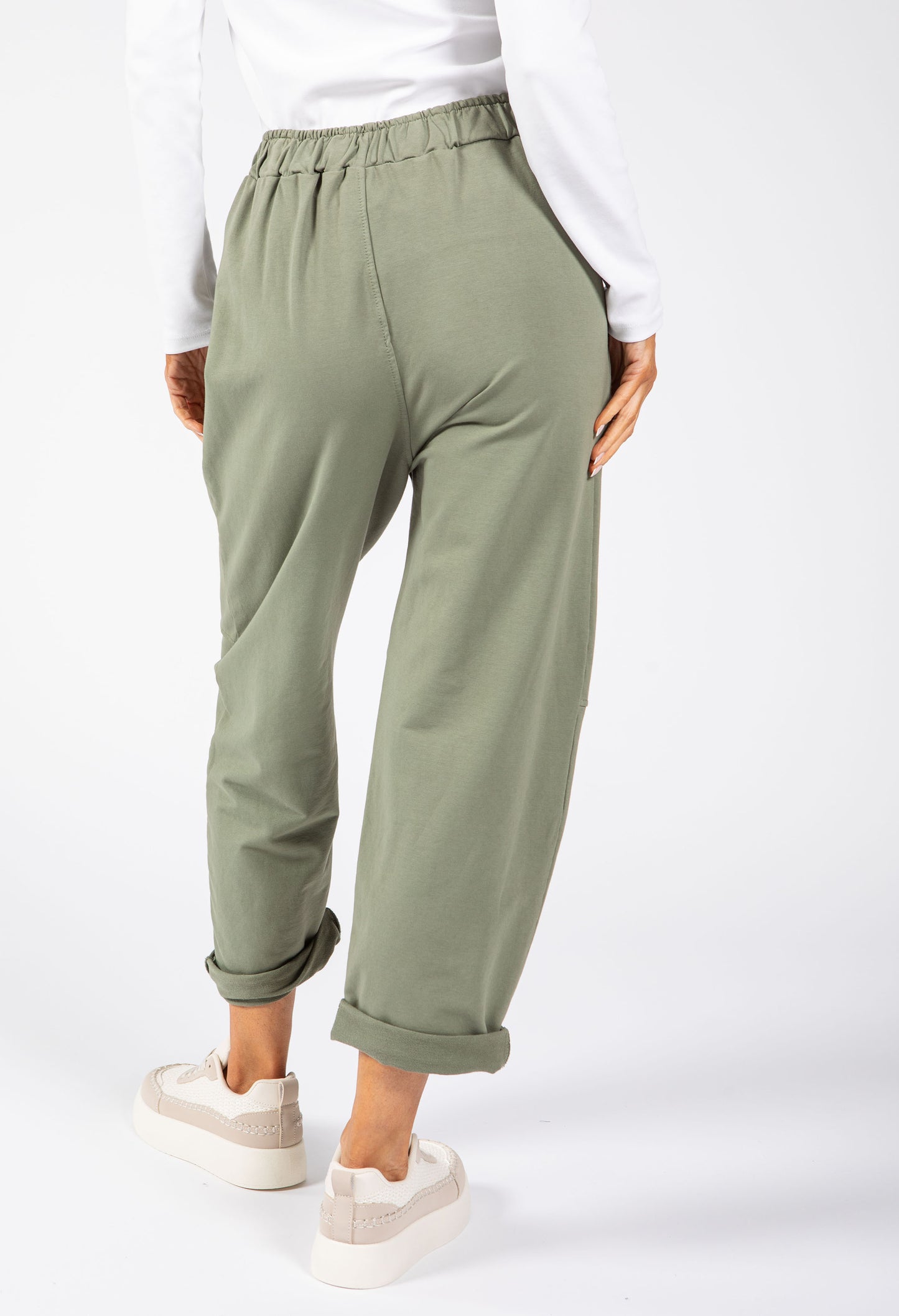 Seam Detail Barrel Joggers