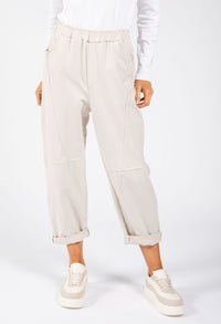 Seam Detail Barrel Joggers