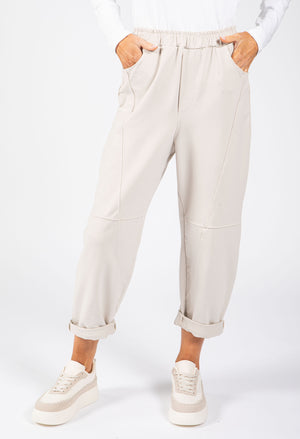 Seam Detail Barrel Joggers