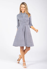 Striped Shirt Dress