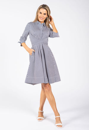 Striped Shirt Dress