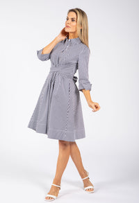 Striped Shirt Dress