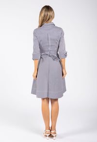 Striped Shirt Dress