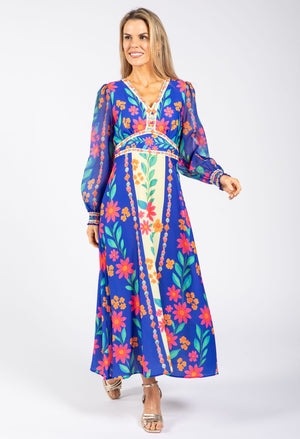 Floral Print Midi Dress