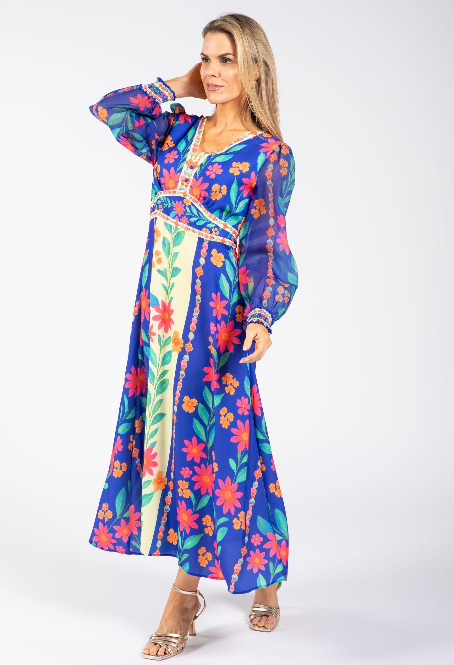 Floral Print Midi Dress