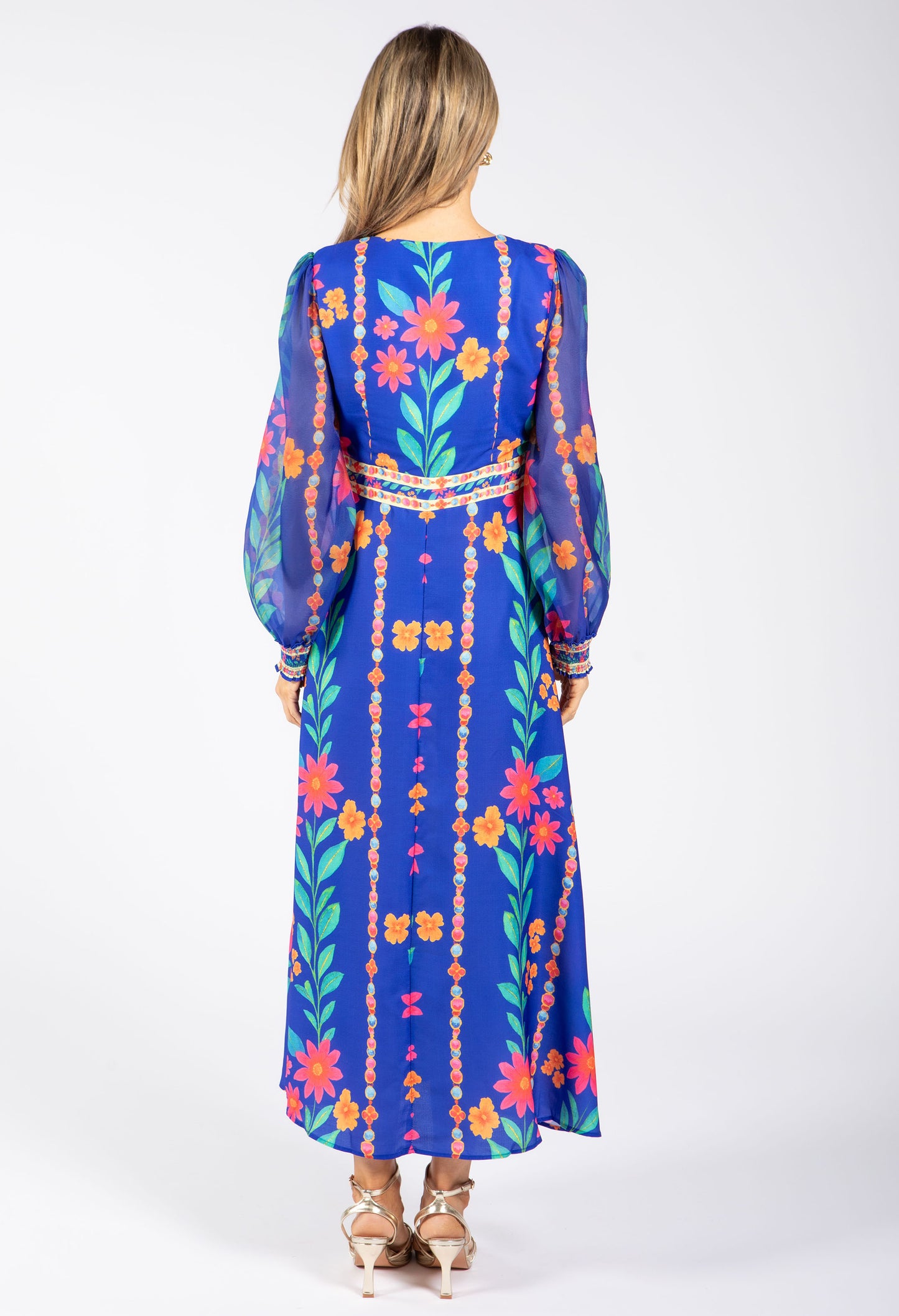 Floral Print Midi Dress