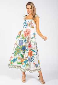 Floral Print Midi Dress