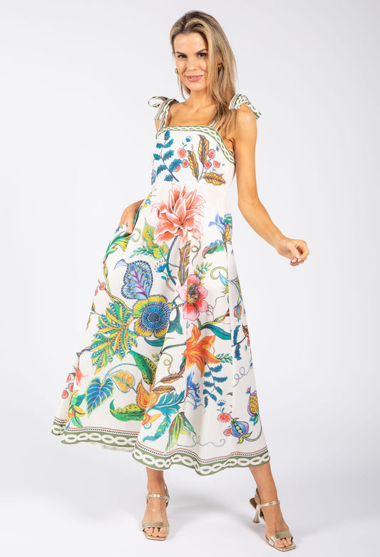 Floral Print Midi Dress