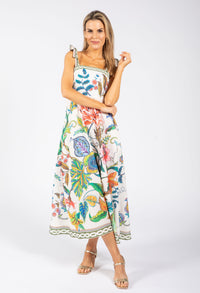 Floral Print Midi Dress