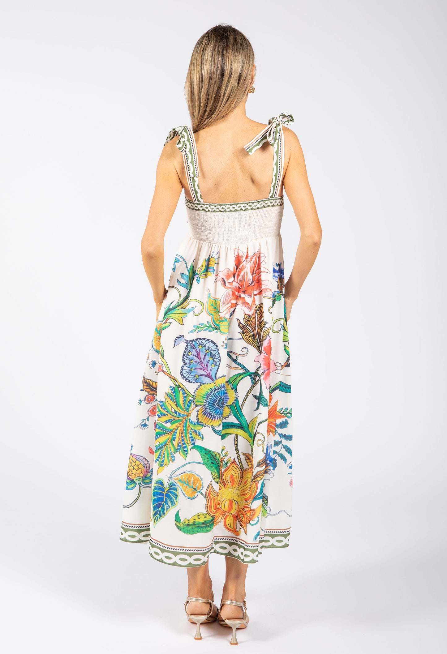 Floral Print Midi Dress