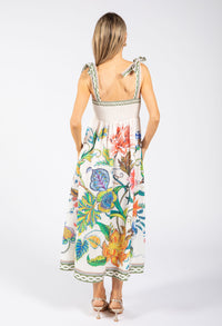 Floral Print Midi Dress