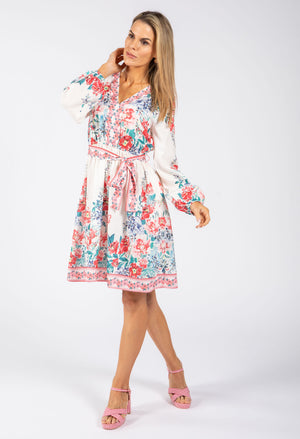 Floral Print Short Dress