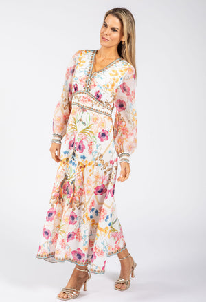 Floral Print Midi Dress