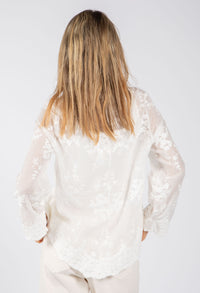 Floral Embroidered Shirt
