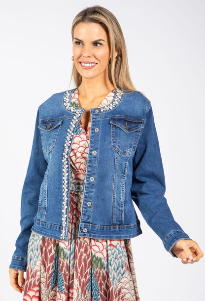 Helene Slim Fit Denim Jacket