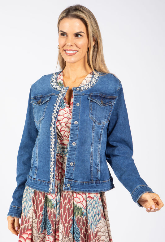Helene Slim Fit Denim Jacket