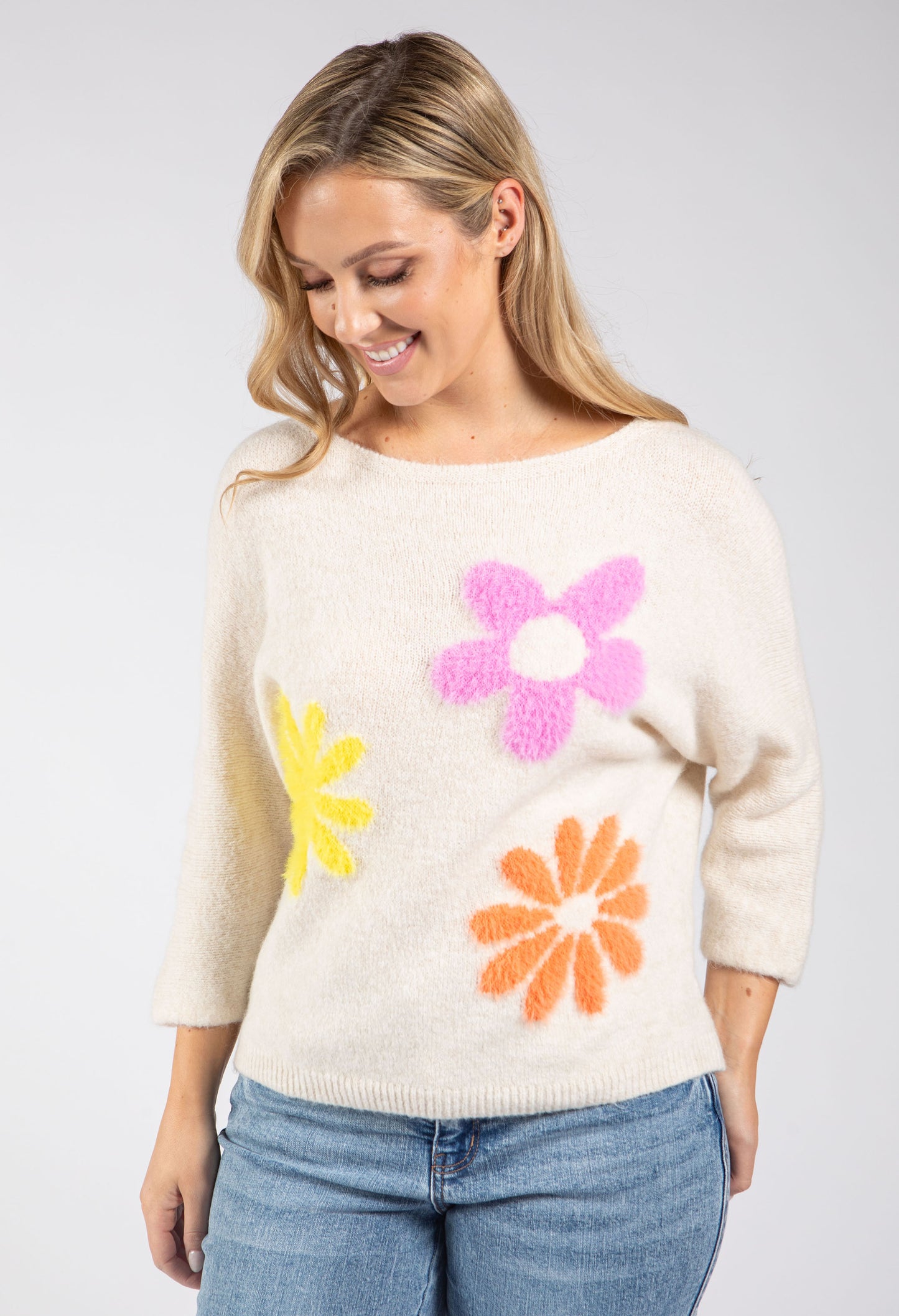 Floral Knit Jumper
