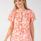 Tilka Leaf Print Top