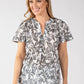 Tilka Leaf Print Top