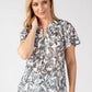 Tilka Leaf Print Top
