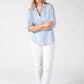 Chemray Striped Linen Look Blouse