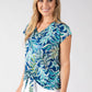 Tlagoon Leaf Print Top