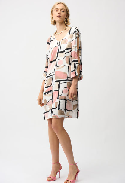 Mini Shift V-neck Dress