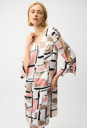 Mini Shift V-neck Dress