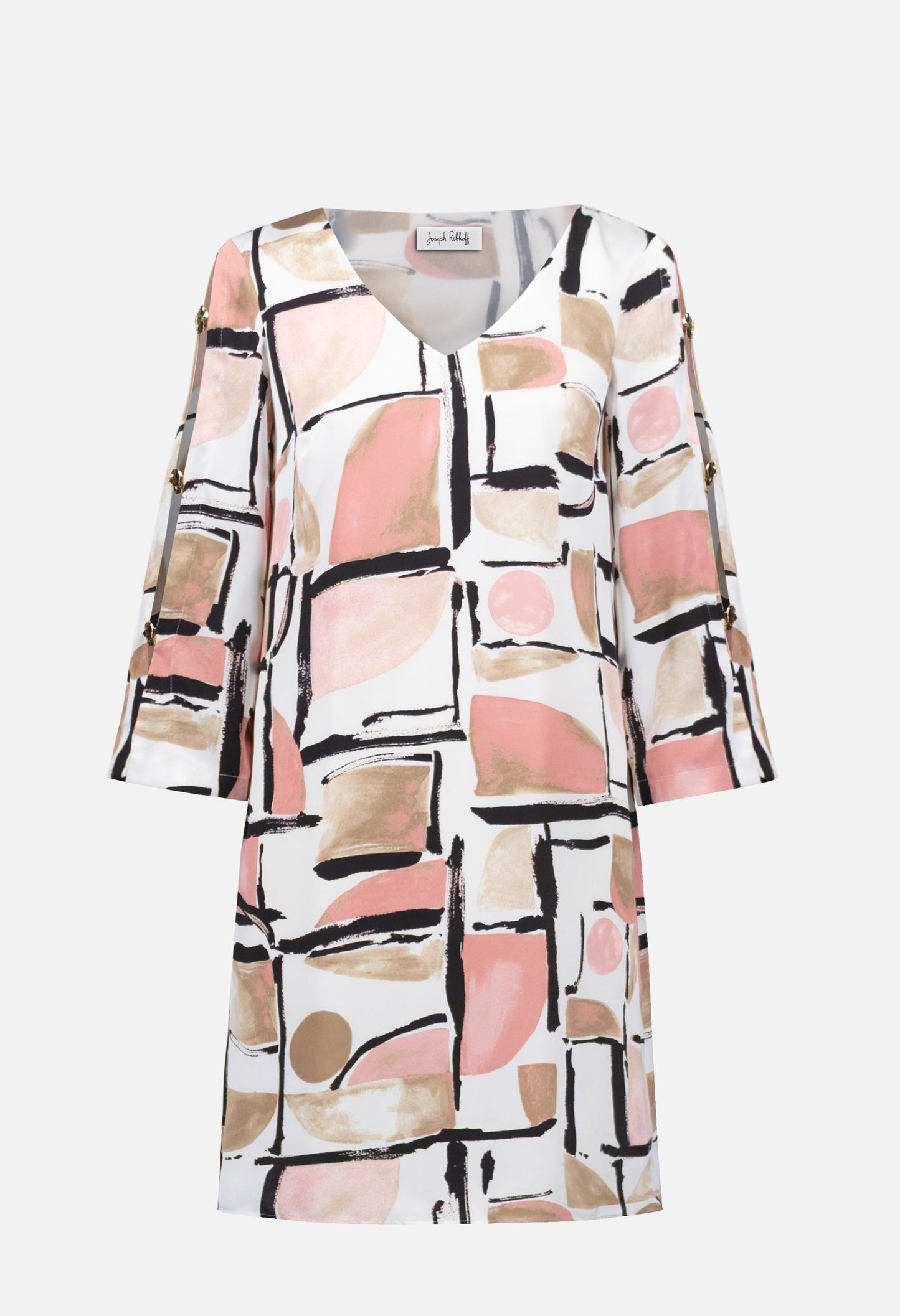 Mini Shift V-neck Dress