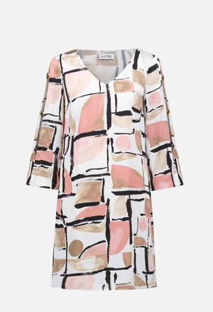 Mini Shift V-neck Dress