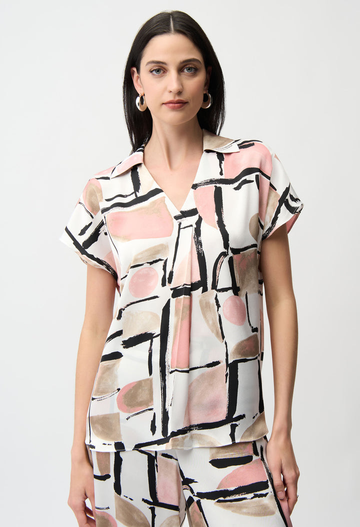 Casual V-neck Top