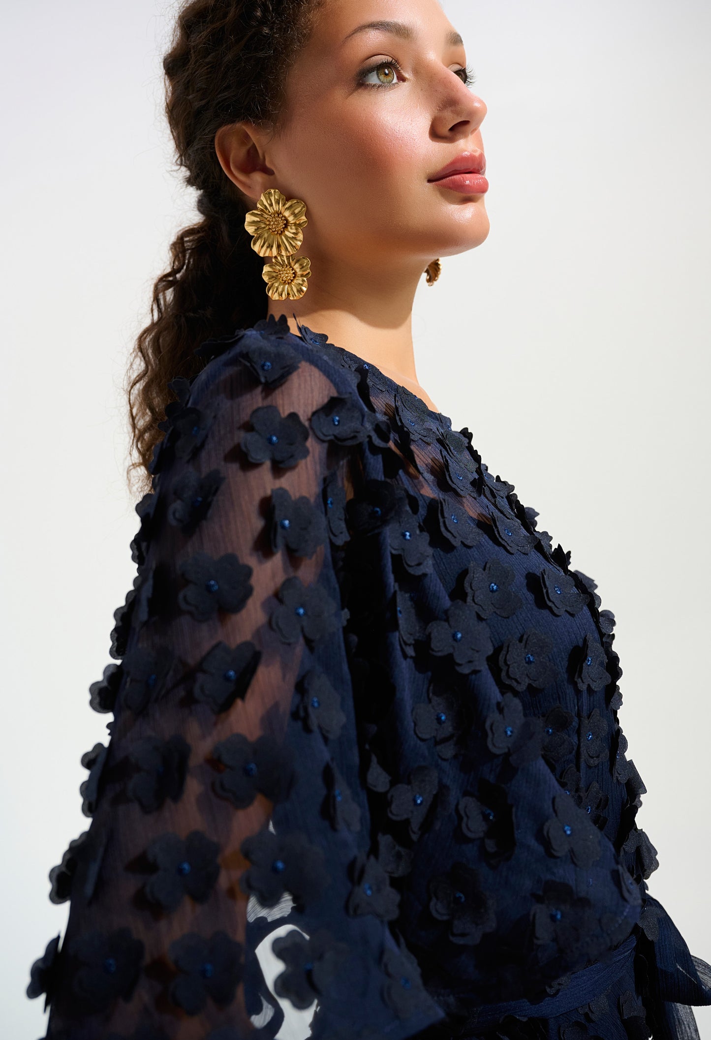 Floral Puff Sleeve Dress