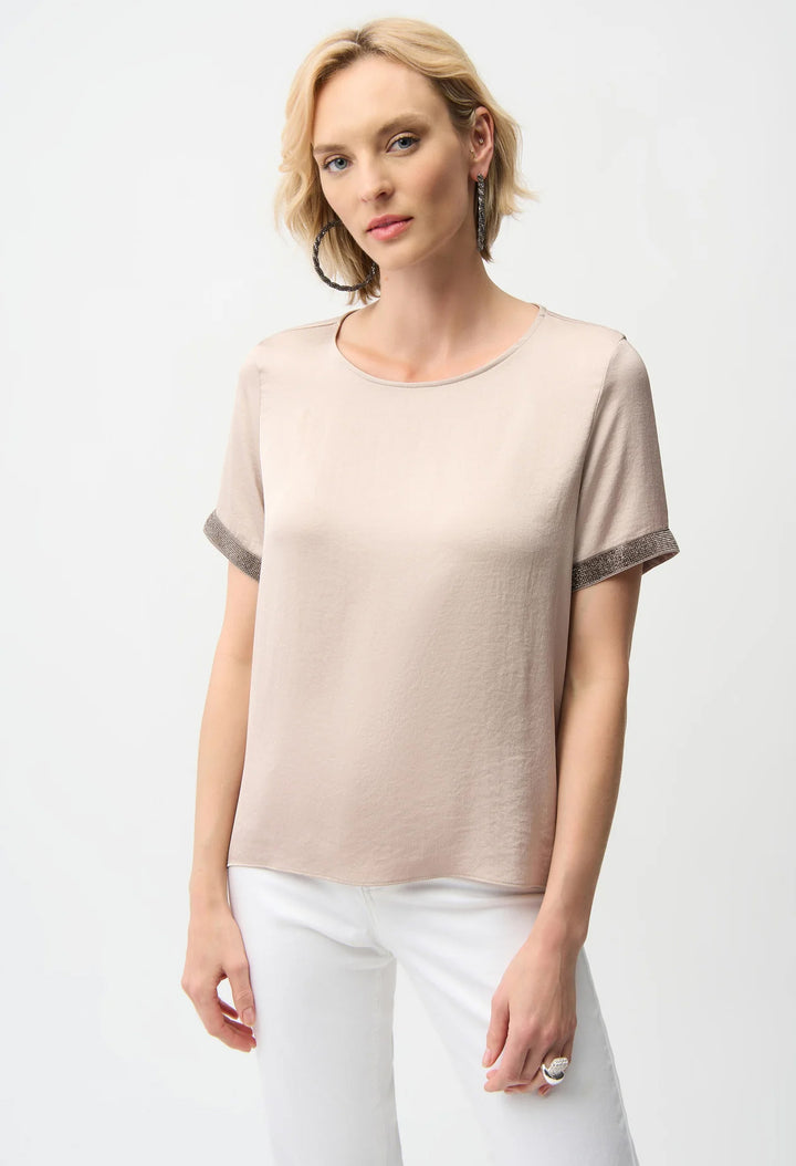Crew Neck Jewel Top