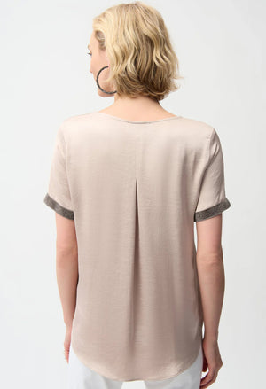 Crew Neck Jewel Top