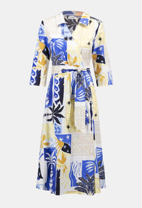 Floral V-neck Wrap Dress