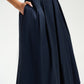 Elegant High-waist A-line Skirt