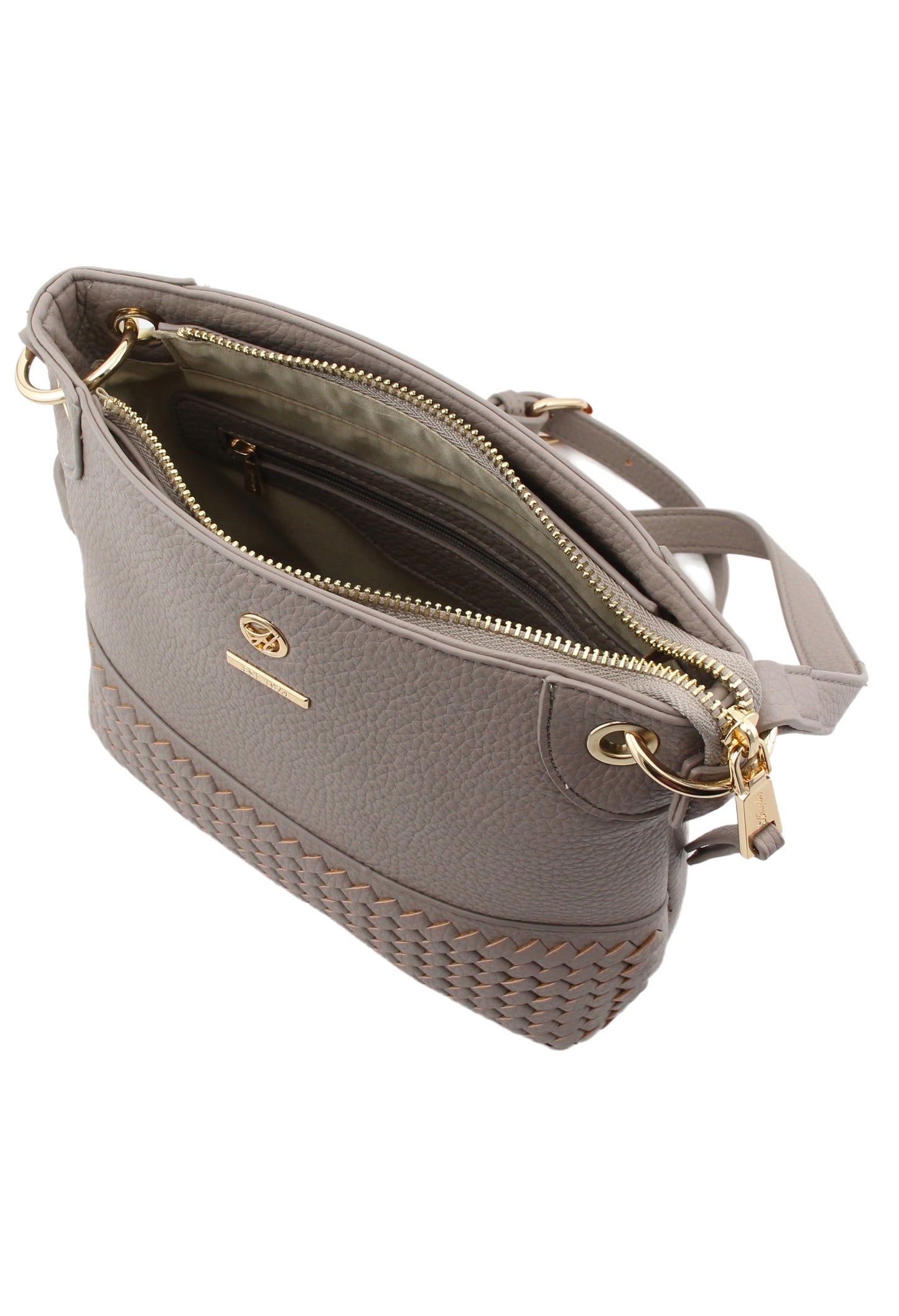 Woven Design Crossbody Bag