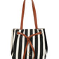 Striped Shopper Bag