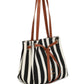 Striped Shopper Bag