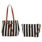 Striped Shopper Bag