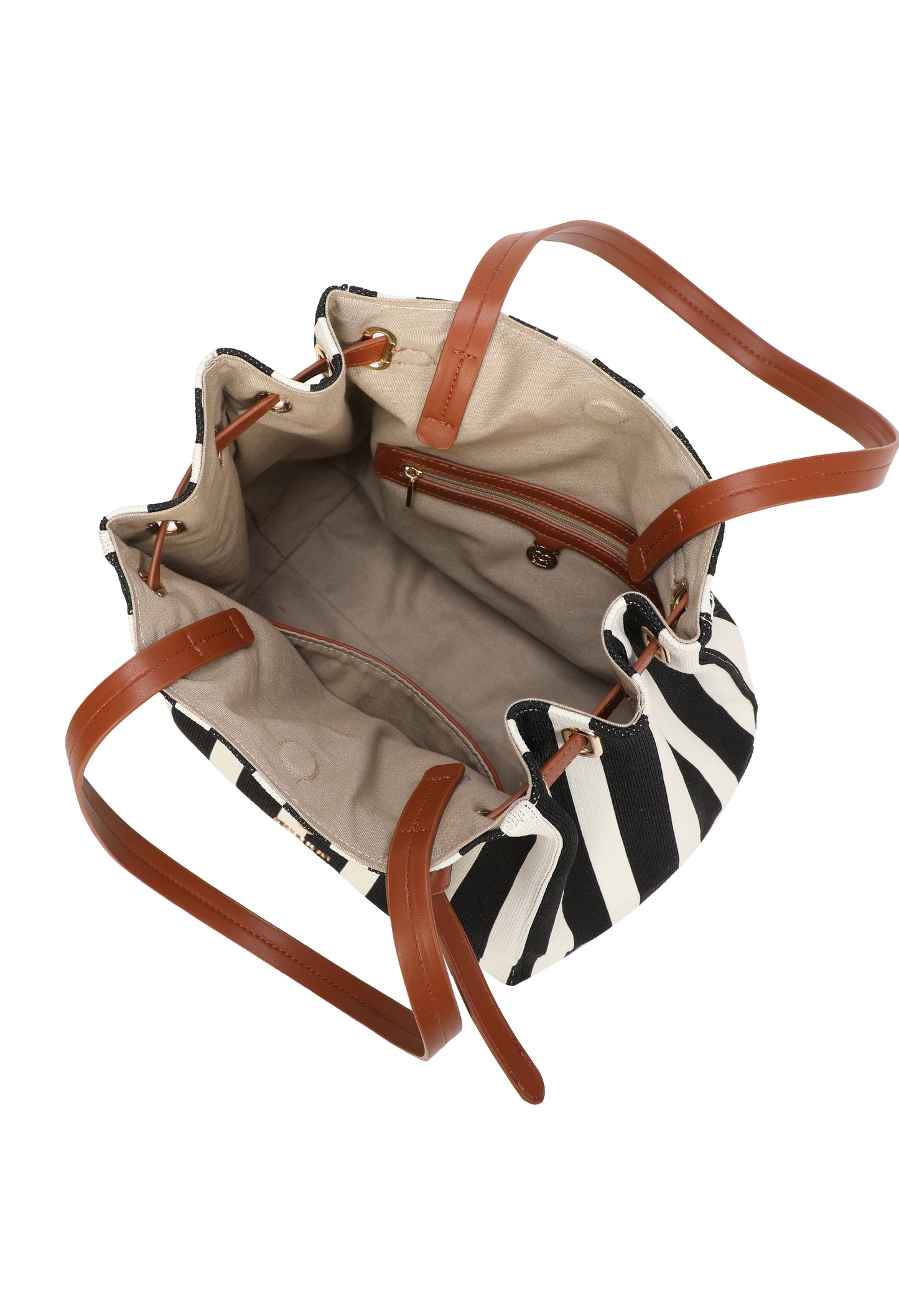 Striped Shopper Bag