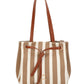 Striped Shopper Bag